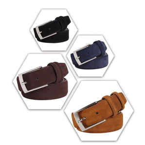 Luxury Suede Leather Belt www.urbanpizazz.co.uk