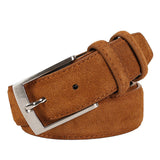 Luxury Suede Leather Belt www.urbanpizazz.co.uk