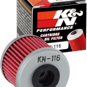 K&N Motorcycle Oil Filter: High Performance KN - 116