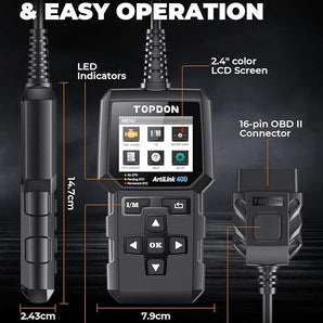 TOPDON ArtiLink400 OBD2 OBDII & EOBD Car Diagnostic Scanner