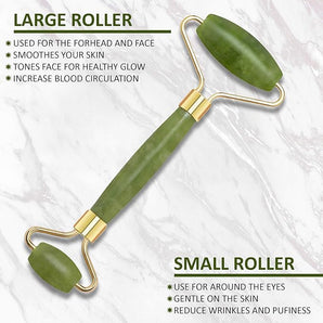 Arclogy Jade Roller & Gua Sha Board Jade Face Roller Set Beauty Gift Present New