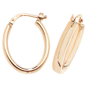 9ct Gold Hoop Earrings 