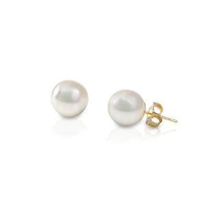 9ct Gold Pearl Stud Earrings