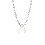 Silver Initial Necklaces