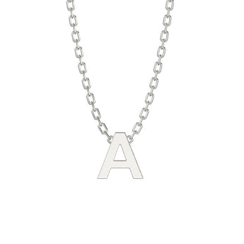 Silver Initial Necklaces