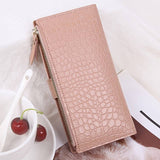 Faux Leather Crocodile Print Purse