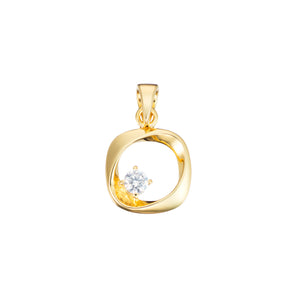 Alyssa Pendant Necklace, 14ct Gold Plated, 925 Sterling Silver