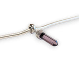 Amethyst Chakra Style Sterling Silver Dangle Charm