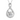 April Birthstone - Diamond CZ Silver Infinity Pendant Necklace