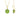 August Birthstone - Peridot CZ 9ct Gold Pendant Necklace www.urbanpizazz.co.uk