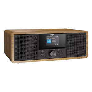 Bush CD Player with DAB FM Radio, USB, Bluetooth and LCD - Wood