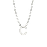 Silver Initial Necklaces