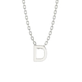 Silver Initial Necklaces