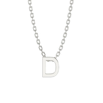 Silver Initial Necklaces