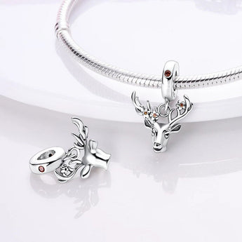 Spring Deer Dangle Charm www.urbanpizazz.co.uk