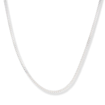 Diamond Cut Silver Chain 