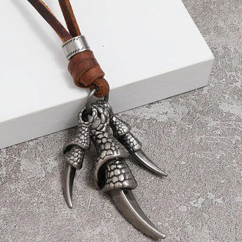 Medieval Dragon Claw Necklace