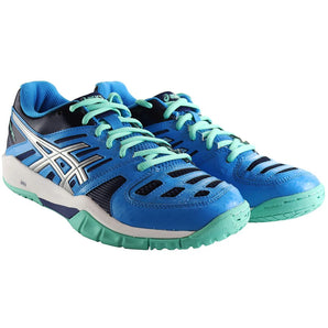 UK Size 8 Asics Gel-Fastball Womens Sports Trainers / Shoes Silver Aqua Mint