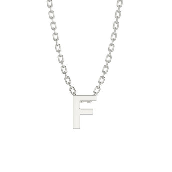 Silver Initial Necklaces