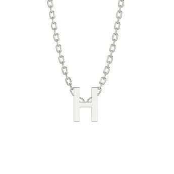 Silver Initial Necklaces