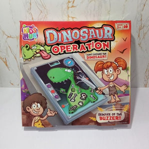 KIDS HUB Dinosaur Operation Buzzer Steady Hand Family Board Game Box Damaged