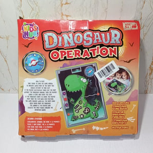 KIDS HUB Dinosaur Operation Buzzer Steady Hand Family Board Game Box Damaged