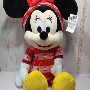 Disney 26 inch Minnie Mouse Plush Wearing Christmas Pyjamas