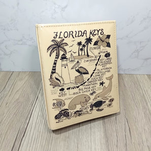 FLORIDA KEYS MAP EMBOSSED PHOTO ALBUM 200 PHOTOS/ 4x6 (NEW)