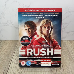 Rush - Two Rivals: One Incredible True Story - Ron Howard DVD New & Sealed