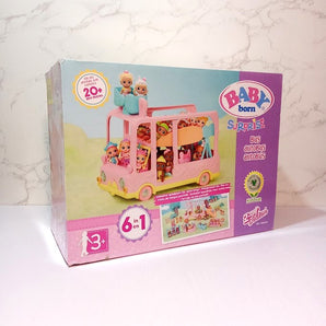 Baby Born Surprise Mini Babies Bus Set - Includes Twin babies