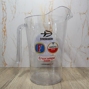 4 Pint Great British Pubs Bar Pitcher Jug - Strongbow, Fosters, Amstel Drinks Jug