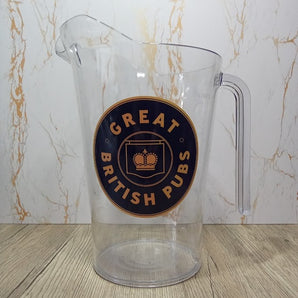 4 Pint Great British Pubs Bar Pitcher Jug - Strongbow, Fosters, Amstel Drinks Jug