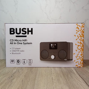 Bush All-In-One CD Micro System with DAB, FM Radio, Bluetooth, (CD Not Working)