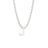 Silver Initial Necklaces