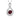 January Birthstone - Garnet CZ Silver Infinity Pendant Necklace