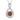 June Birthstone - Brown Moonstone CZ Silver Infinity Pendant Necklace