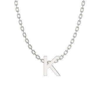 Silver Initial Necklaces