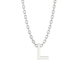 Silver Initial Necklaces