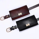 Luxury Faux Leather Belt Purse