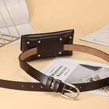 Luxury Faux Leather Belt Purse www.urbanpizazz.co.uk