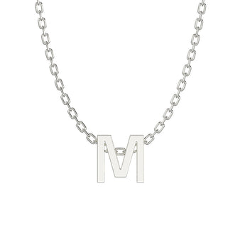 Silver Initial Necklaces