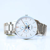 Men's Personalised Architect Apollo Watch in White - Handwriting Engraving