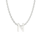 Silver Initial Necklaces