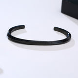 Nordic Style Twisted Cuff Bangle