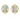 9ct Gold Oval Opal Stud Earrings