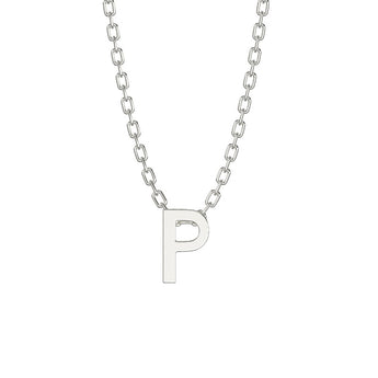 Silver Initial Necklaces