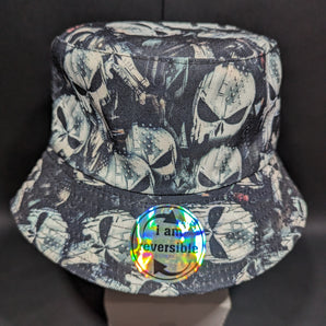 The Punisher Themed Bucket Hat