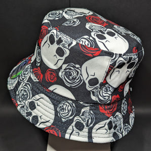Skull and Roses Bucket Hat