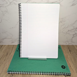 2x A4 Notebooks - Clairefontaine Forever 100% Recycled - 120 Lined Pages, Premium 90gsm