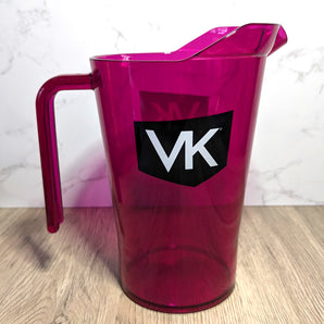 RARE Hot Pink VK Branded 2 Pint Pitcher Jug - Brand New - Bar Jug